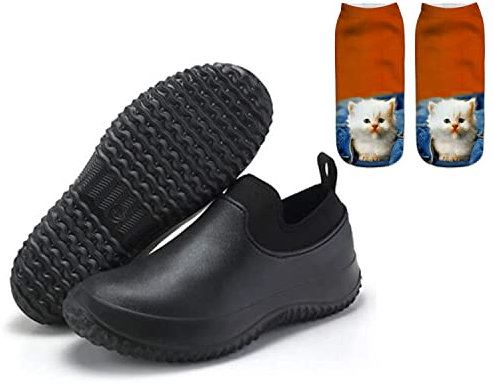 Zapatos de Chef para Hombre, Zapatos de enfermería Antideslizantes, Resistentes al Agua, al Aceite, para Cocina, jardín, Zuecos, Zapatos de Trabajo de Seguridad