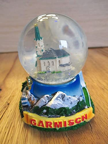 Schneekugel Garmisch Partenkirchen Zugspitze Snowglobe Germany Souvenir