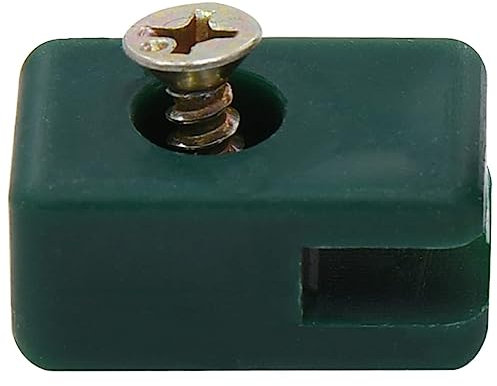 INLIFE Spanndrahthalter mit Schraube 100 Sets Grün,0.3kg,144507