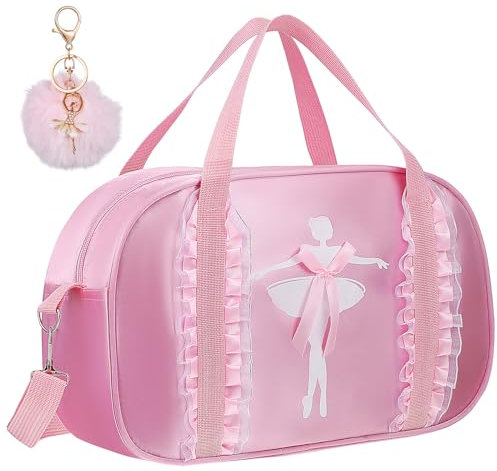 VALICLUD Tanztasche Mit Süßem Engel-Schlüsselanhänger Ballett-Handtasche Umhängetasche