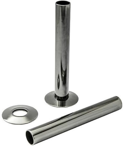 EcoSpa 180mm x 15mm Pipe and Shroud Kit - Black Nickel (Pack of 2)