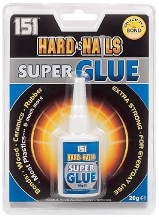General Strong Thick & Strong Adhesive Glue for Hard Plastic, DIY Craft, Rubber,Metal,Leather and Many More (Super Glue 20g)