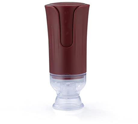 Portable Handheld Vacuum Sealer,Vacuum Sealer Machine 7W 60Kpa Handheld Electronic Pump Automatic Food Vacuum Machine for Food Storage Vacuum Storage (Brown)