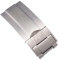 NIBOTT Edelstahl Pull-Uhr-Schließer Fit for Rolex Fit for Tag-Tona-Sub-Mariner GMT-Serie Schnalle-Uhr-Zubehör Metall-Uhr-Bandverschluss(SILVER-Brush)