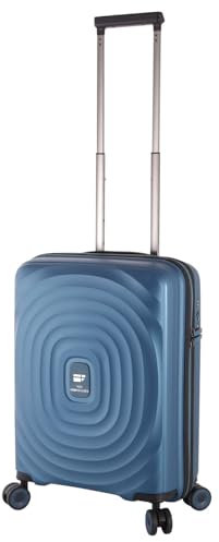 Von Cronshagen Reisetrolley Mogens | Stabiler Koffer in verschiedenen Größen | Hartschalenkoffer aus stabilem Material | mit TSA Zahlenschloss | Reisekoffer (Petrol, S - Handgepäck 55cm)