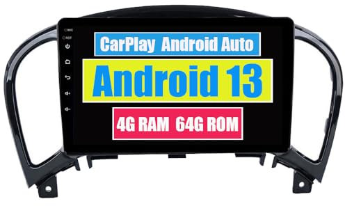 RoverOne Autoradio CarPlay pour Nissan Juke 2010-2014 avec Android Auto, Écran Tactile, Sat Nav, Bluetooth, WiFi et Radio Player