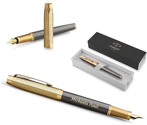 PARKER IM Pioneers GT Limited Edition Fountain Pen with Engraving, Premium Pen, Gift Box, Personalised Gift, Birthday