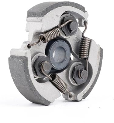 Lichtmaschine Stator 2-Takt 47 Cc 49 Cc Legierung 2/3 Schuh Kupplung Pads Federn Gas Motorrad Pocket Bike Dirt Bike Quad ATV Stator Coil Motorrad Zündspule(Aluminium E)