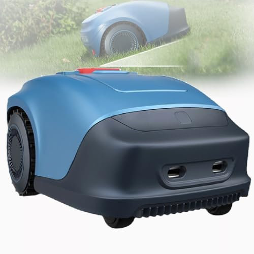 GAYAYAS Robotic Lawnmower, With Built-In Sensors Lift, Obstacle, Turnover, Tilt 33% Slope, Ultra Quiet Mowing Manicured Lawn