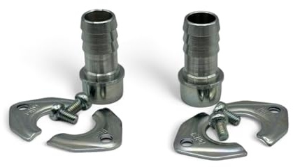 PIUSI Flanschschlauch-Set – Schlauch 3/4 Zoll gerade für Pumpe BP3000, 2 Stück | F16172000