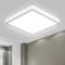 LQWELL® Deckenleuchte LED Deckenlampe, IP44 Wasserfest Badlampe Quadrat Flach 32W 6500K 3400LM Modern Schlicht Lampe Dünn für Wohnzimmer Badezimmer Schlafzimmer Küche Balkon Keller Büro, 400 * 25mm
