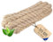 Creative Deco Thick Heavy Duty Jute Rope Natural Brown | 10mx40mm | Twisted Hemp Rope | Personalisation Every 5m | Twine Decking Rope Cord Cat Arts Crafts Garden Hammock Swing | Strong Durable String