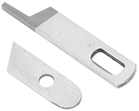 ZenithAur Singer Serger Messer Ersatz Multifunktions-Nähmaschinenklinge Overlock Ober- und Untermesser-Set Passend für Singer Elna SERGER SELECTIONS T - 3 T - 33 T - 34 T - 34D