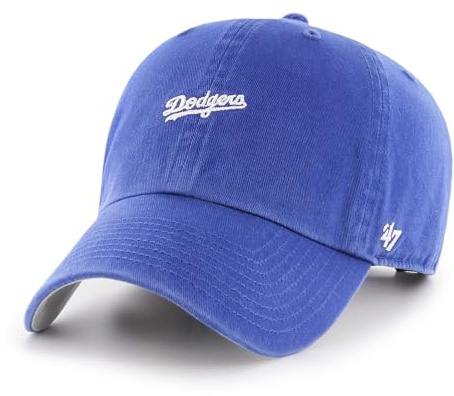 47 MLB Cap Baseball Clean Up Baserunner unstrukturierte Krone verstellbar NY LA kleines Logo Kappe