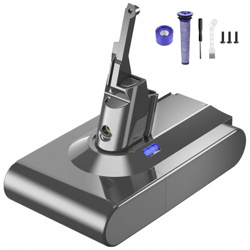 V8 SV10 Batterie de Remplacement pour Dyson V8 Aspirateur | Compatible avec Batterie V8 Absolute Animal Fluffy Silm Motorhead Fluffy Aspirateur à main sans fil