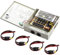 UHPPOTE 4CH Power Supply Box Distribution CCTV Camera PTC Fuse 4 Ports DC12V MAX.5A