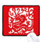 DIYthinker Coupe-papier dragon animaux Chine Zodiaque non-Slip Tapis De Souris Bureau Jeu Noir Titched Edges cadeau