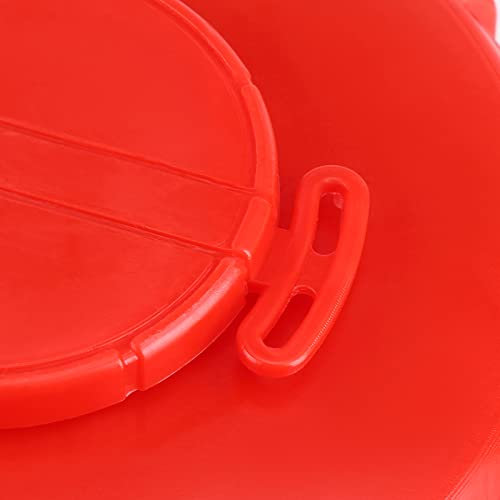 Zerodis IBC Tankdeckel Deckel Abdeckkappe Ersatzteil Tank Zubehör Kunststoff Rot 163mm IBC Wassertank Vented Atemschutzdeckel Deckel Adapter für Wasser Flüssigkeitsspeicher(#1)