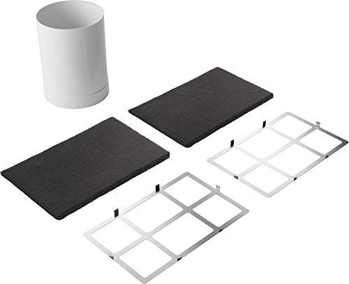 Siemens LZ29IDP00 Cooker Hood Exhaust Air Set für Dunstabzugshaube, Kaminzubehör (Cooker Hood Exhaust Air Set, Schwarz, Weiß, Siemens, 27 mm, 1,07 kg, 260 mm)