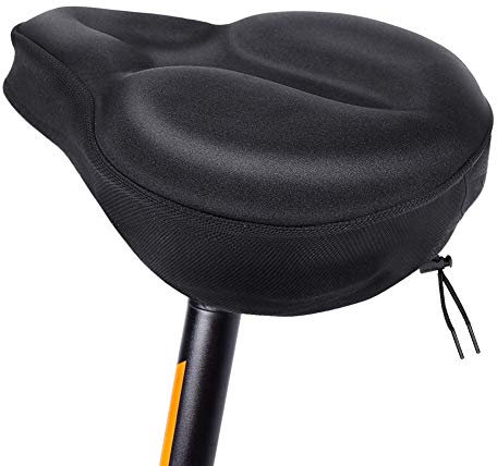 Bestcool Fahrradsattel überzug, Gelüberzug Fahrradsattel Breit Rutschfester Sattelbezug Fahrrad Gedächtnisschaum Sattel Fahrrad Gel Sattelbezug für Damen Herren