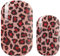 AVOA Beauty Nagelfolie -Cat Calling, Glitzer, rot, pink, rosa, Leopard Nail Art Design, 16 dünne selbstklebende langanhaltende Nail Wraps
