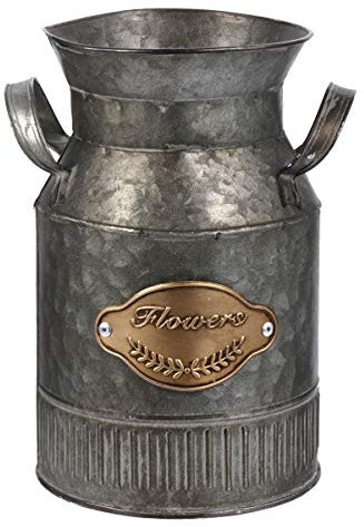 Jarrón Vintage De Hierro Antiguo Para Flores Secas Y Suculentas Decoración Rústica Para Jardín Y Hogar Maceta De Almacenamiento Floral
