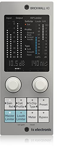 TC Electronic BRICKWALL HD NATIVE/BRICKWALL HD-DT Mastering Brickwall Limiter Plug-In mit optionaler Hardwareschnittstelle