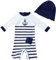 upandfast Baby Badeanzug mit Sonnenhut UPF 50+ Badebekleidung für Baby(Neuer Streifen,12-18 Monate)