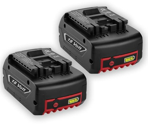 Abatinvo 6.0Ah 18V Ersatz Akku für Bosch BAT609 BAT609G BAT610G BAT611 BAT612 BAT618 BAT618G BAT619 BAT619G CCS180B 2607336169 17618 17618-000 1 (2
