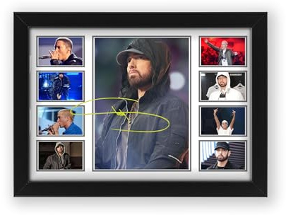 AllStarMedia Tribute to Eminem Inspired Rap Poster Print | Fan Art Style Music Legend Wall Art | Premium Limited Edition Collage Artwork for Fans & Rap Music Lovers | A3 Unframed (30 x 40 CM)
