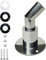 SPORWAY Con scafo per la regolazione della pelle, in acciaio inox 316, tubo di scarico, terminali scarico auto, accessorio per il riscaldamento, per camion, barca, 24 mm dritto