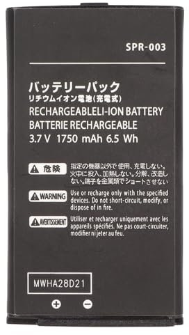 Batterie Li-ION Rechargeable SPR 003 3,7 V 1750 MAh 6,5 Wh pour Console Switch 3DS XL, Nouveau Remplacement de Batterie 3DS XL LL avec Kit D'outils de Réparation
