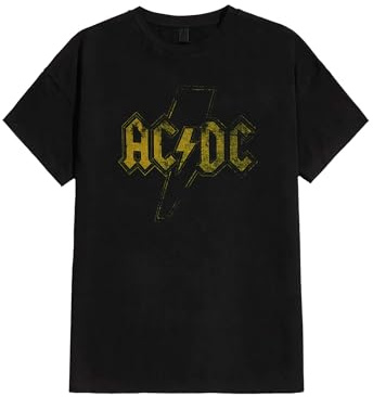 AC/DC Distress Flash Männer T-Shirt schwarz Band-Merch, Bands