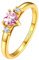 Supcare Eheringe Gold Damenring mit Geburtsstein Goldringe mit Stein S925 Ringe Trauringe Engagement Ringe Eheringe Ring Verlobungsring Vorsteckring Antragsring Modeschmuck für Geburtstag