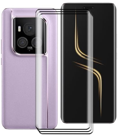 KJYFOANI Verre Trempé pour Honor Magic6 Ultimate (6.8), [3 Pièces] Film Protection Ecran en Verre trempé, HD Anti Rayures, sans Bulles, pour Honor Magic6 Ultimate Vitre Protection.