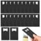 sourcing map 20Pcs Credit Card Bottle Opener, Stainless Steel Credit Card Size Beer Bottle Opener for Wallet Pocket, Can Cap Openers for Wedding Party Bridal Shower Present, Black