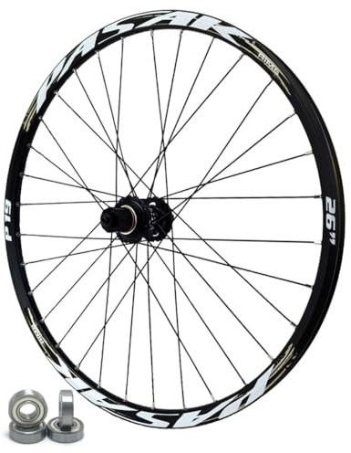 LPYDWZ MTB Räder 26 27,5 29 Zoll Steckachse 142mm Aluminiumlegierung, Scheibenbremse Abgedichtetes Lager 32H Fahrrad Radfahren Vorder Und Hinterradfelge for 7–12 Gänge 2210g(R,Thru AXLE 26 inch)