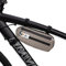 Bike Frame Bag – Waterproof Zippers and Water-Resistant Fabric, Dual Storage Compartments, Adjustable Straps – Fits All Frame Sizes, Perfect for Cycling, Commuting, and Adventure Rides (Smoke Gray)