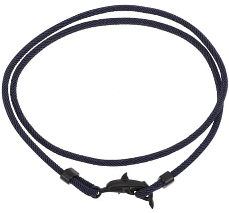 LIFKOME Wal Armband Armband Für Mädchen Herren Armband Armbänder Für Mädchen Armbänder Schmuck Mädchen Armbänder Verstellbare Urlaubsarmbänder Marineblaues Seil