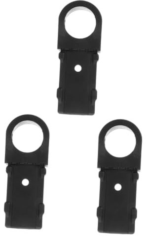 HOMSFOU 3St Leiterzubehör kompatibel plastik ringe faltleiter kunststoffringe klappleiter Universalring mit Schlitz Reparatur von Vorräten Ring mit Schlitz für Leiter Leiterringhülse Black
