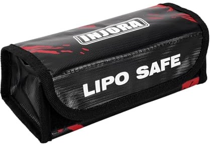 INJORA LiPo Battery Safe Bag Fireproof Storage Pouch for RC