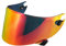 Helmvisier für Shark Race R Pro GP, Motorradhelm Visier,Motorrad Windschutz Helm Objektiv Visier,Integralhelm Visier,Motorradhelm Visier Ersatz (Rot)