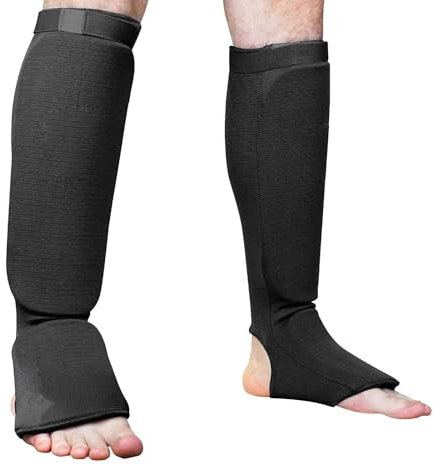 Espinilleras de kickboxing, protección de empeine para MMA, almohadillas de protección de empeine, espinilleras deportivas, kickboxing, artes marciales mixtas, muay thai, espinilleras protectoras para