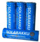 Powerkonig LiFePO4 AA Akku, 3,2V 600mAh, 4 Stück, Solar-Batterien für Solarleuchten & Lichterketten, Flattop ohne erhöten Pluspol
