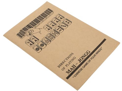 Generisch Umfassendes Regelbuch für Mahjong mit Detaillierten Anweisungen und Strategien für Spieler und Sammler Englische und Chinesische Version