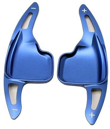Styleshaus 2 Pezzi Paddle Cambio Volante Dell'Auto Sostituzione per BMW F30 F31 F32 F10 F20 F15 F16 X1 X3 X4 X5 X6 1 2 3 4 5 6 7 Series, Durevole Paletta Cambio Volante In Alluminio Decorazione