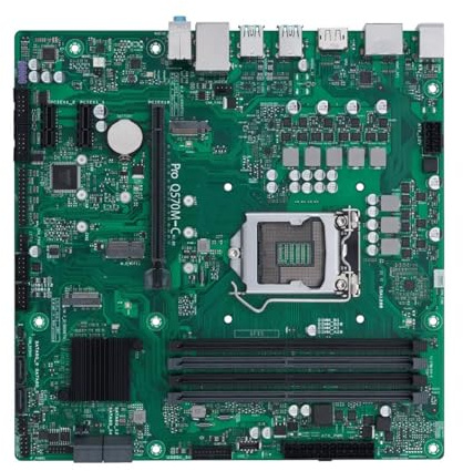 Scheda madre Fit For ASUS PRO Q570M-C supporta 10700F 11700F 11600K 10400F 11400F 11900K CPU 4xDDR4 HDMI 2xM.2 PCIe 4.0 MATX LGA1200