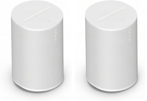 Sonos Nous Vous présentons la Era 100 SL, L'enceinte idéale pour Les mélomanes (Blanc) (Lot de 2)