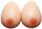 ZCOINS Faux Seins en Silicone Réaliste, Forme Goutte, Prothèses Mammaires Non-Adhésives pour Une Poitrine Naturelle et Confortable avec Soutien-Gorge à Poches, Skin-L (800 g par Paire)