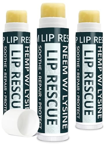 Hanf Lippenbalsam mit L-Lysin-Heal, feuchtigkeitsspendend, schützen, 3